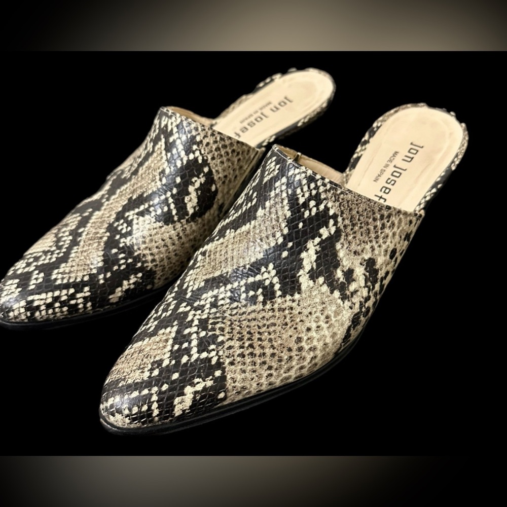 Jon Josef Women's Animal Print Mules 4259 Size 7.5 Multicolor